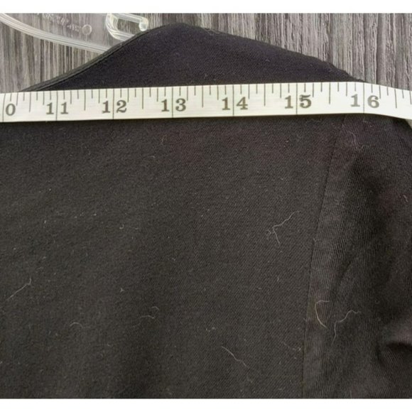 Boden 12L Black Midi Sheath Dress Hidden Side Zip Cap Sleeves Trimmed and Lined - Picture 11 of 14